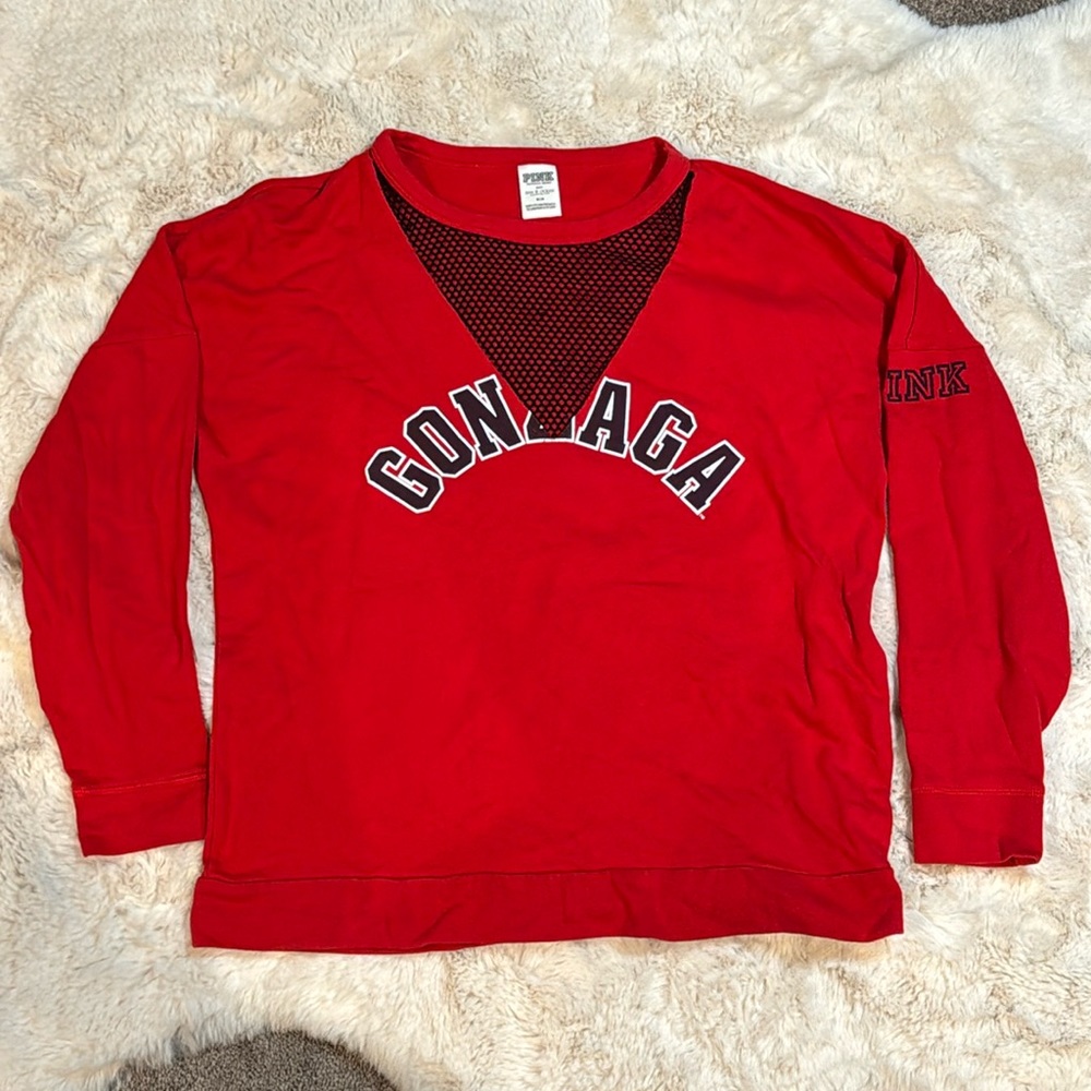Gonzaga University PINK Victoria’s Secret Sweatshirt